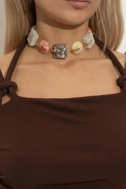 Cult Gaia MULTICOLOUR "Laguna" necklace
