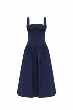 Cult Gaia NAVY BLUE "Emmett" dress