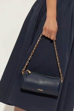 Cult Gaia NAVY BLUE Shoulder bag "Zozina"