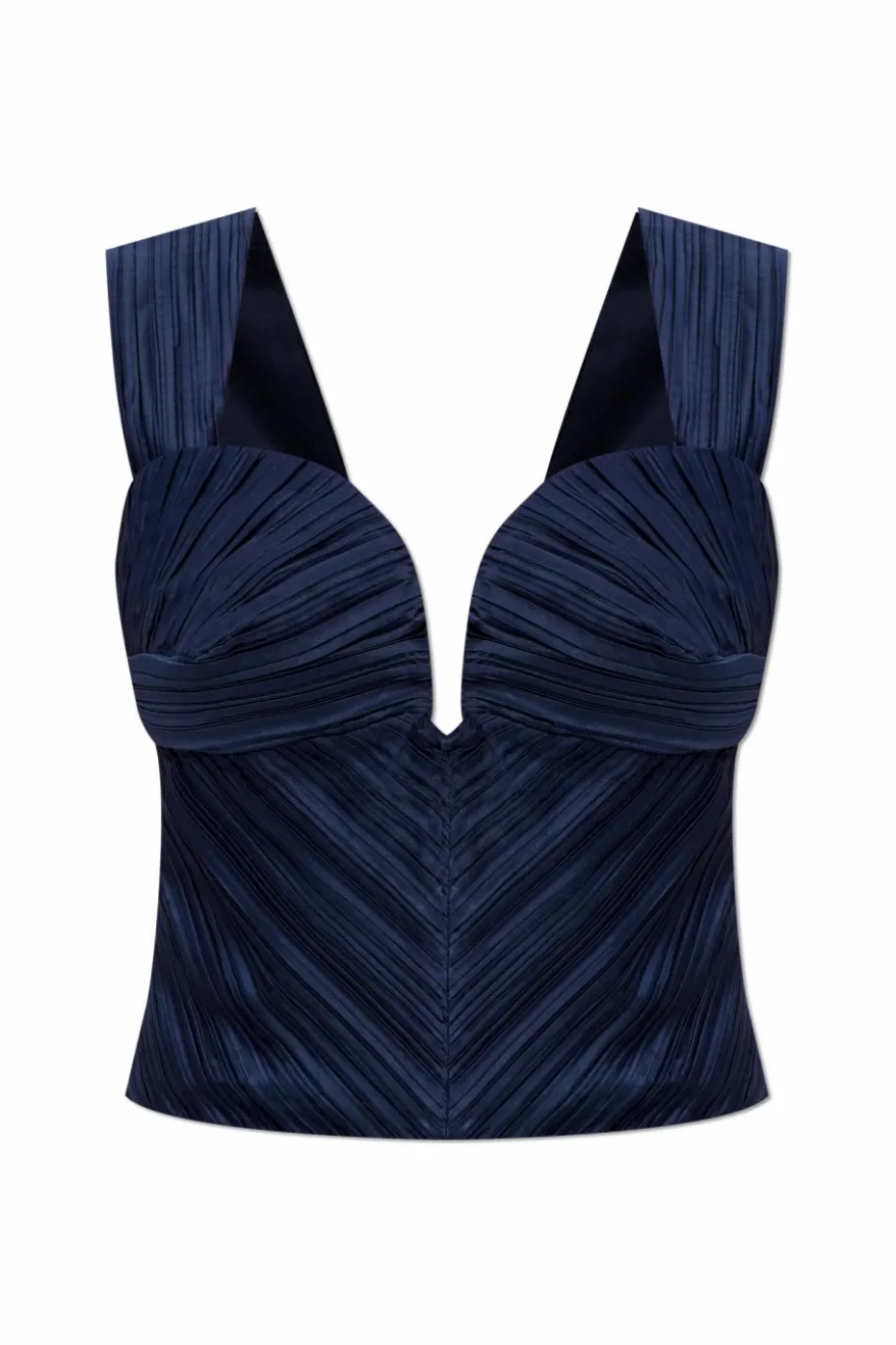 Cult Gaia NAVY BLUE Top "Kaitlin"