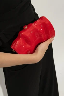Cult Gaia RED Clutch Scrunch