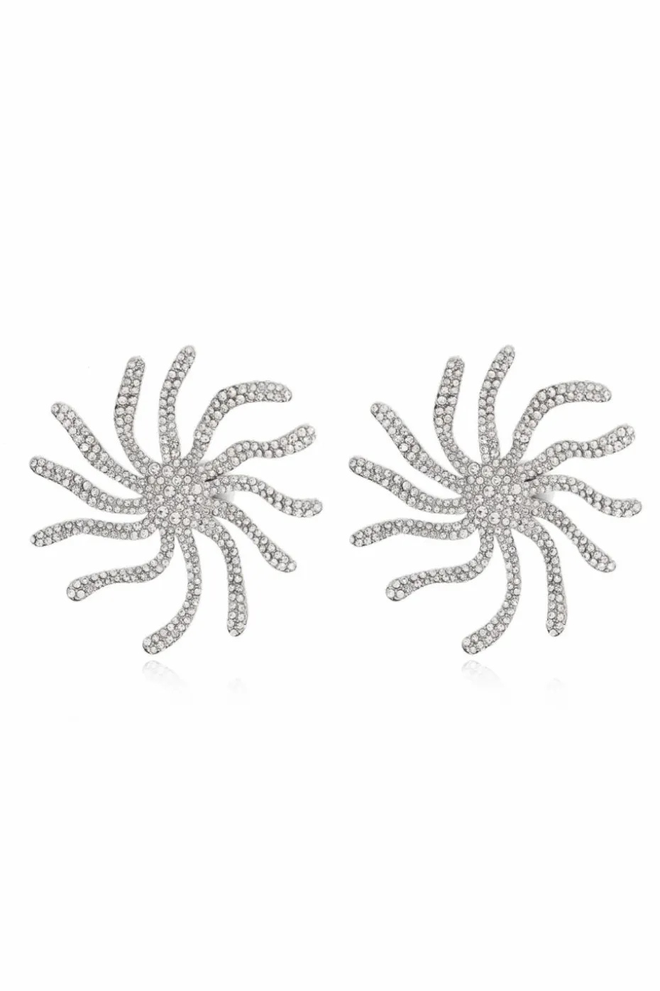 Cult Gaia SILVER "Nis" earrings