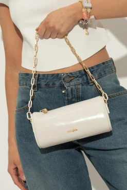 Cult Gaia WHITE Clutch "Zozina"