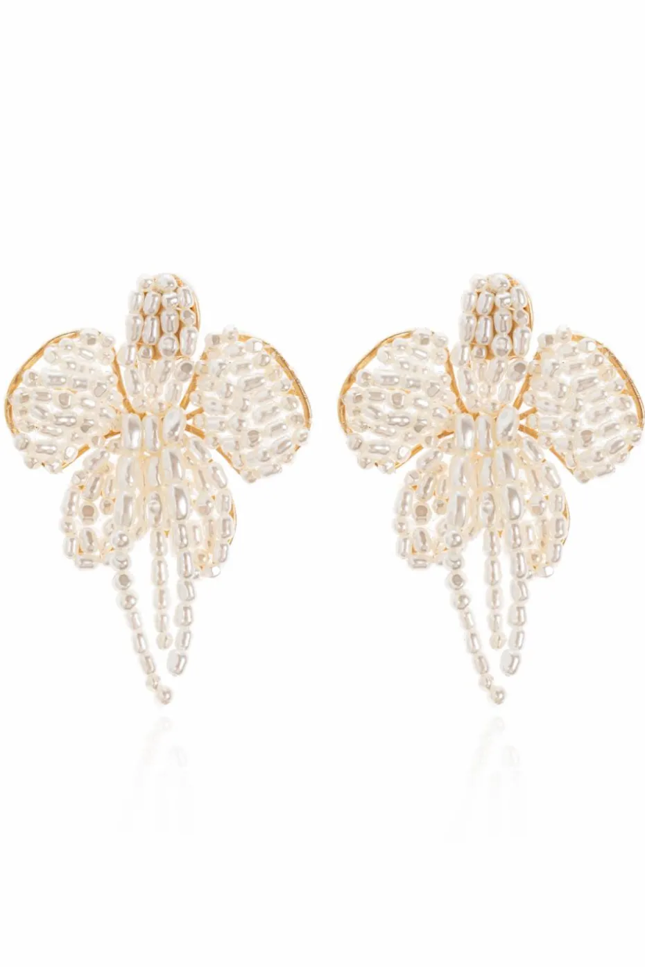 Cult Gaia WHITE Earrings "Amina"