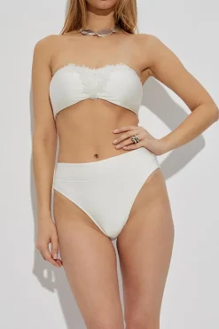 Cult Gaia WHITE Swimsuit top Ursula
