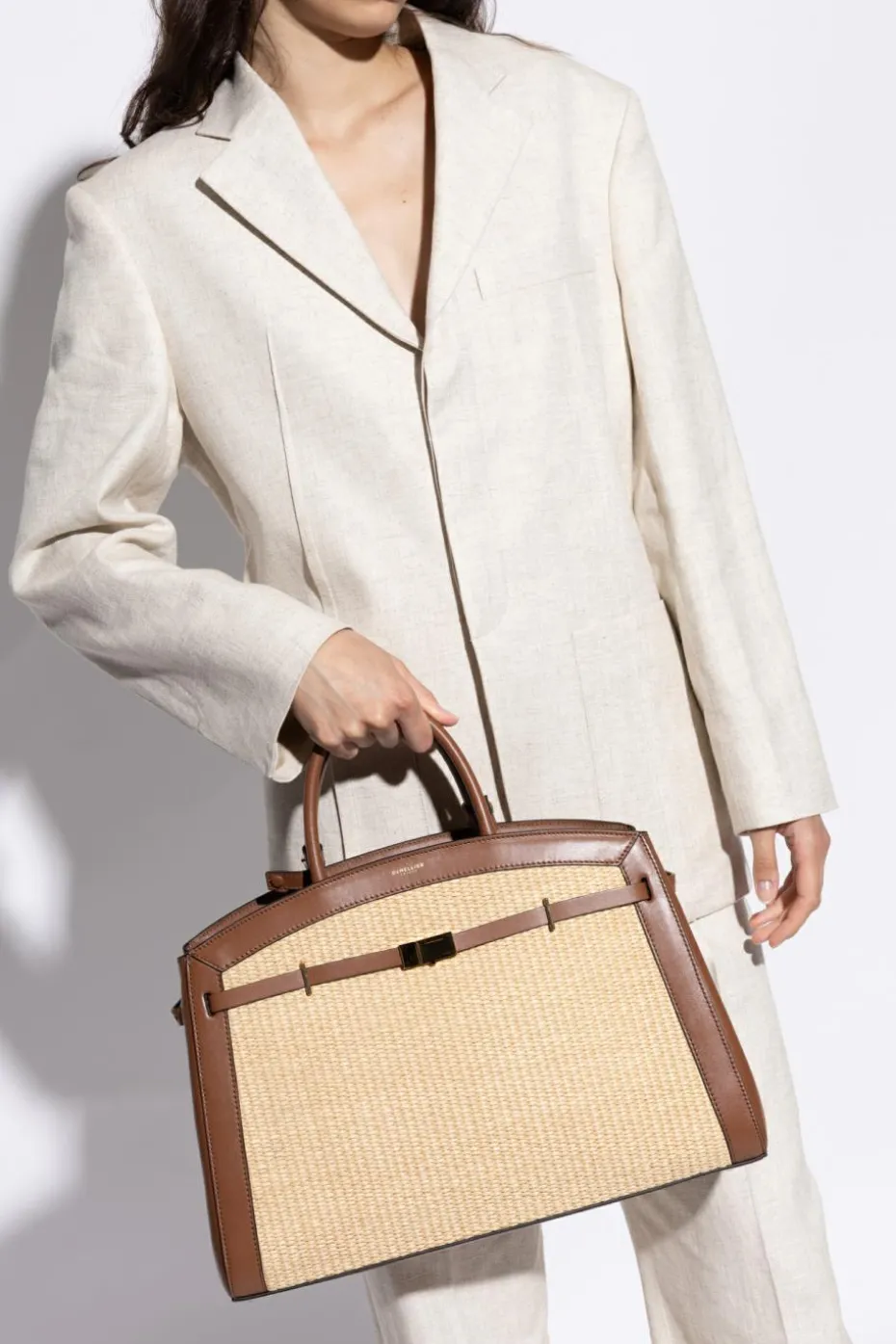 DeMellier beige Handbag "Hudson"
