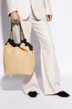 DeMellier beige Shoulder bag "Miami"