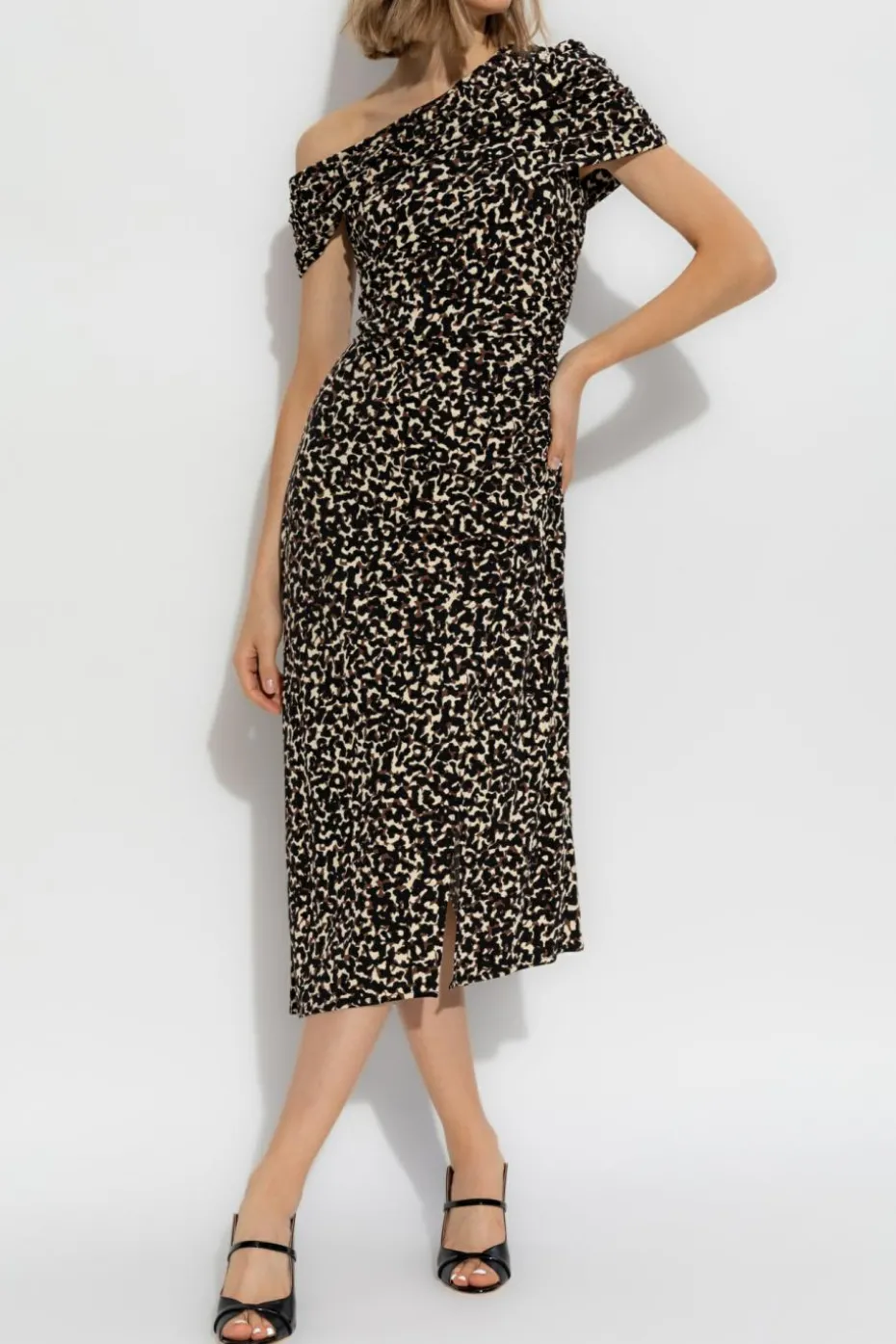 Diane Von Furstenberg BLACK Dress Agustin Midi