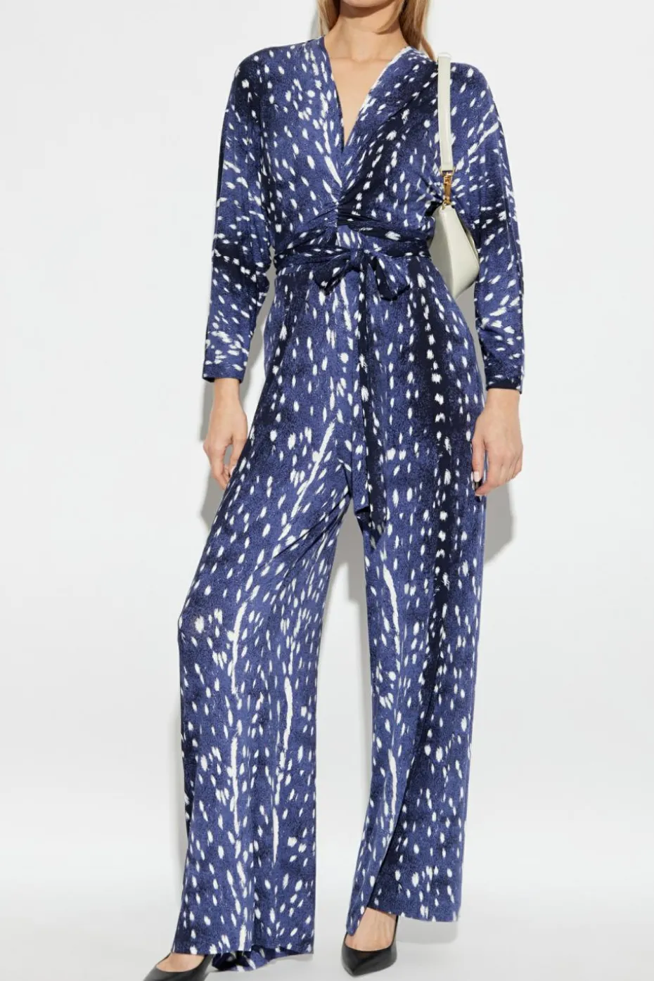 Diane Von Furstenberg BLUE Jumpsuit 'Aurelia'