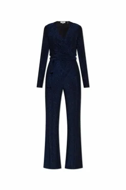 Diane Von Furstenberg NAVY BLUE Jumpsuit Cosima