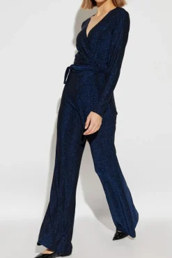 Diane Von Furstenberg NAVY BLUE Jumpsuit Cosima