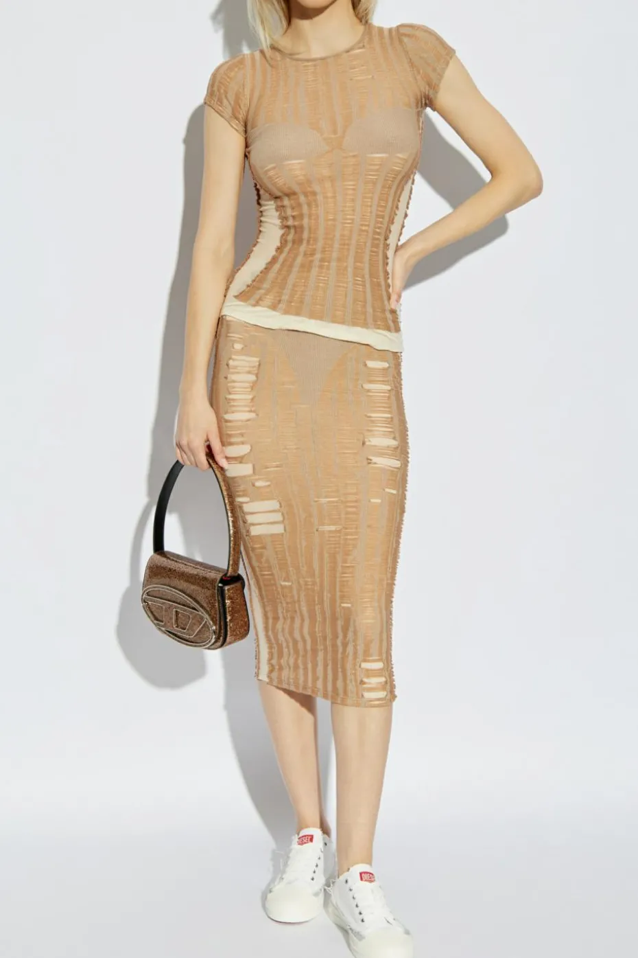 Diesel beige Skirt M-CALINA