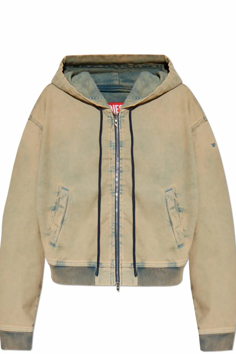 Diesel beige Sweatshirt `DE-GIRI-CROP`