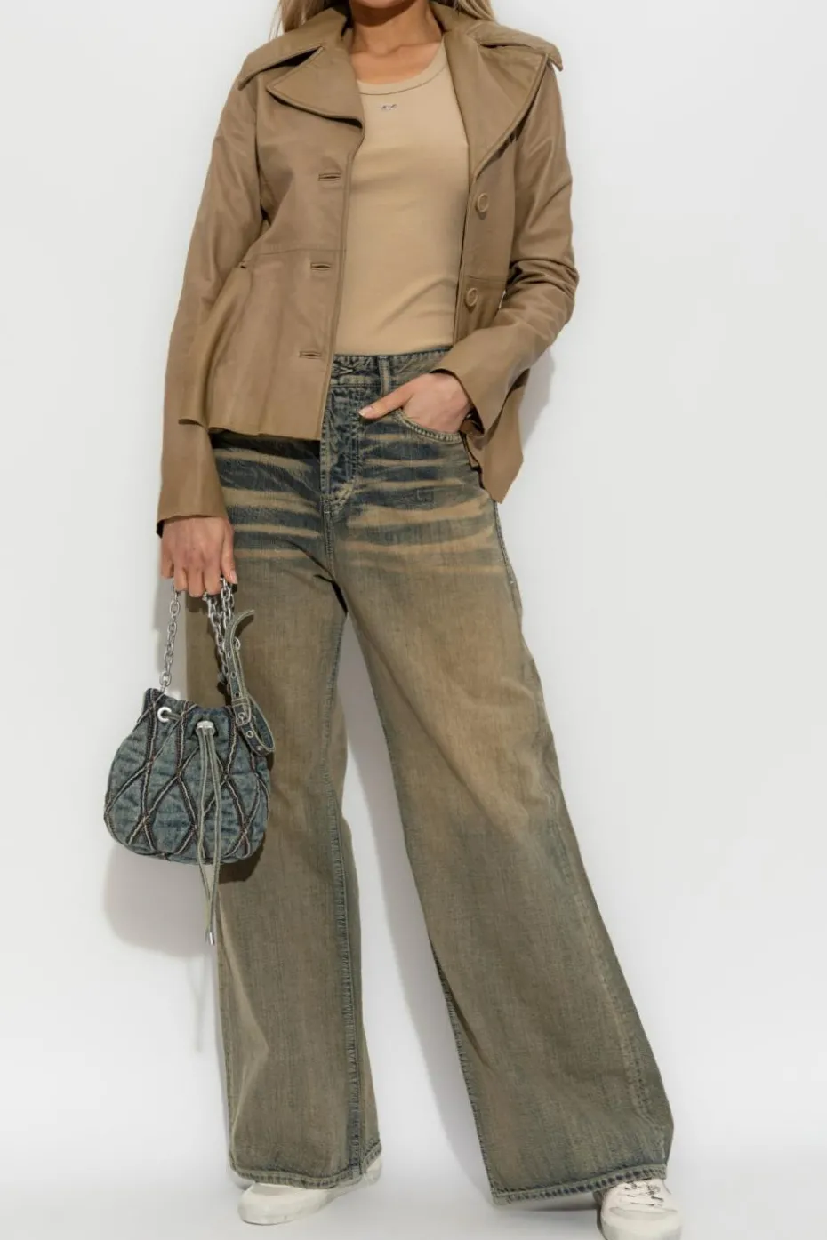 Diesel beige Top "T-ANKY-DSILVER"