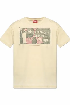 Diesel beige T-shirt `T-NORM-T2`
