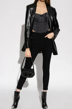 Diesel BLACK ‘1984 Slandy-High’ jeans