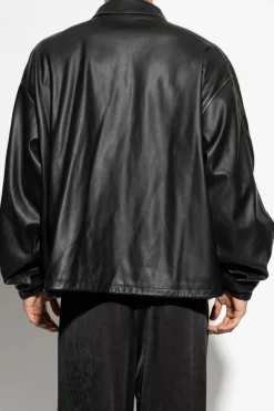 Diesel BLACK Artificial leather jacket `J-AKE`