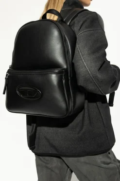 Diesel BLACK Backpack HOLI-D BACKPACK