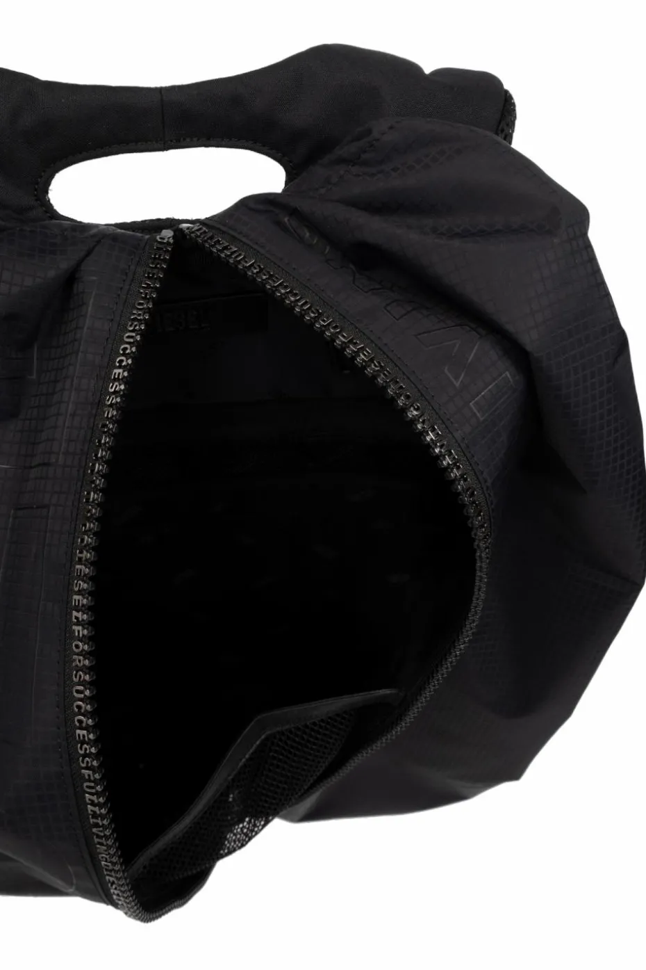 Diesel BLACK Backpack `ZIP-D ZIP-D BACKPACK`