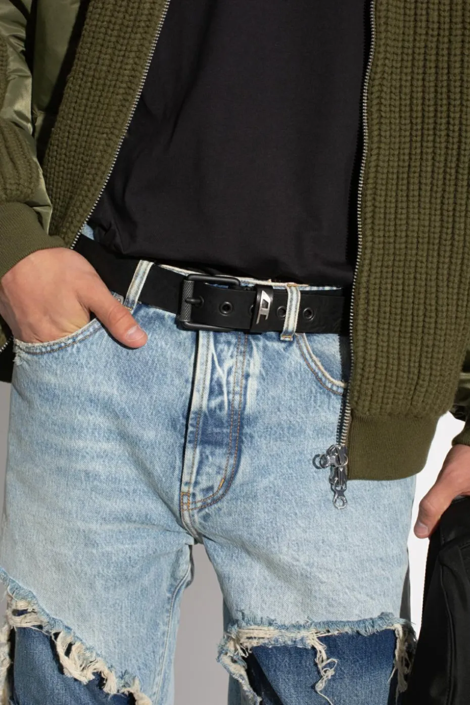 Diesel BLACK Belt B-DAVE II
