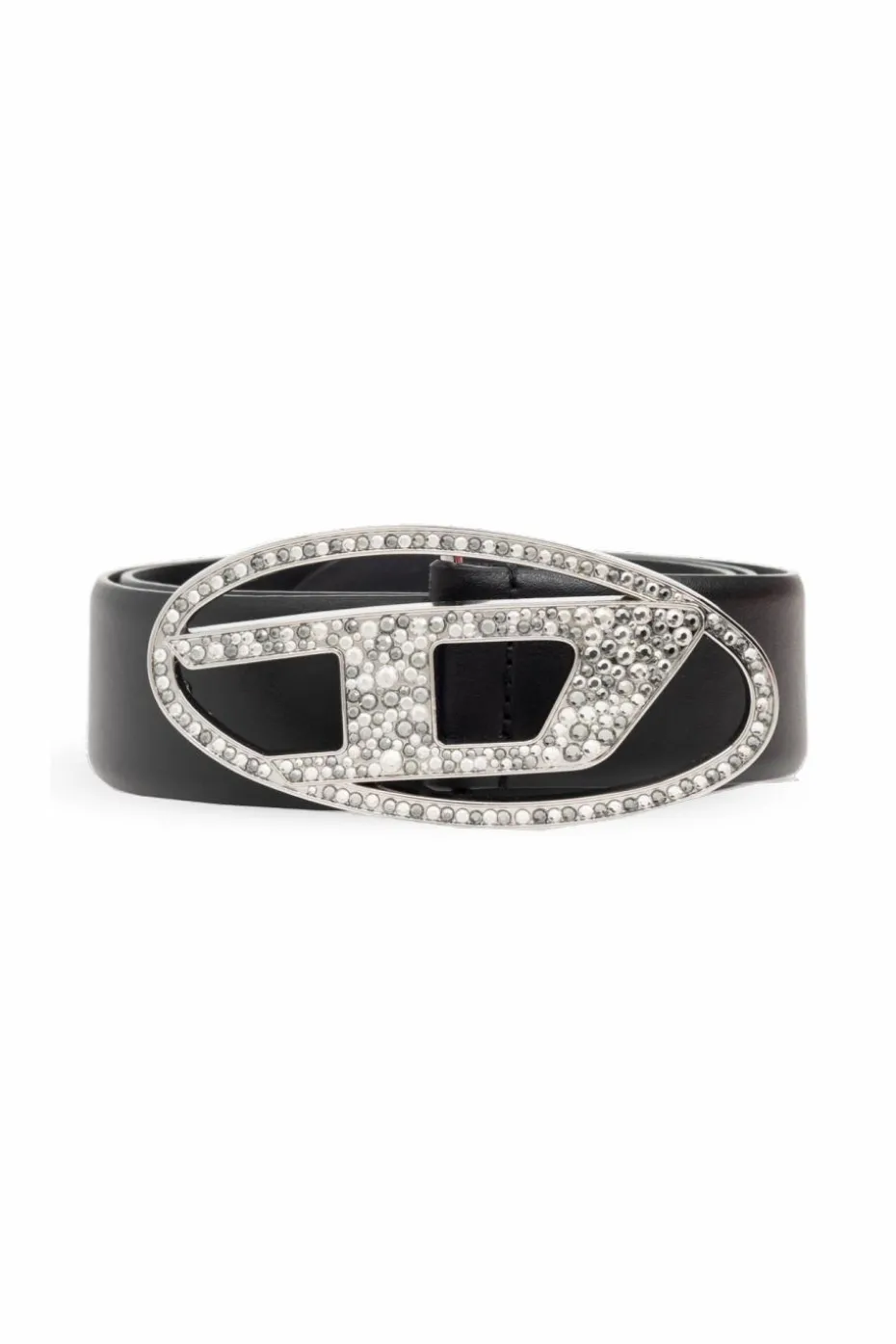 Diesel BLACK Belt with logo
