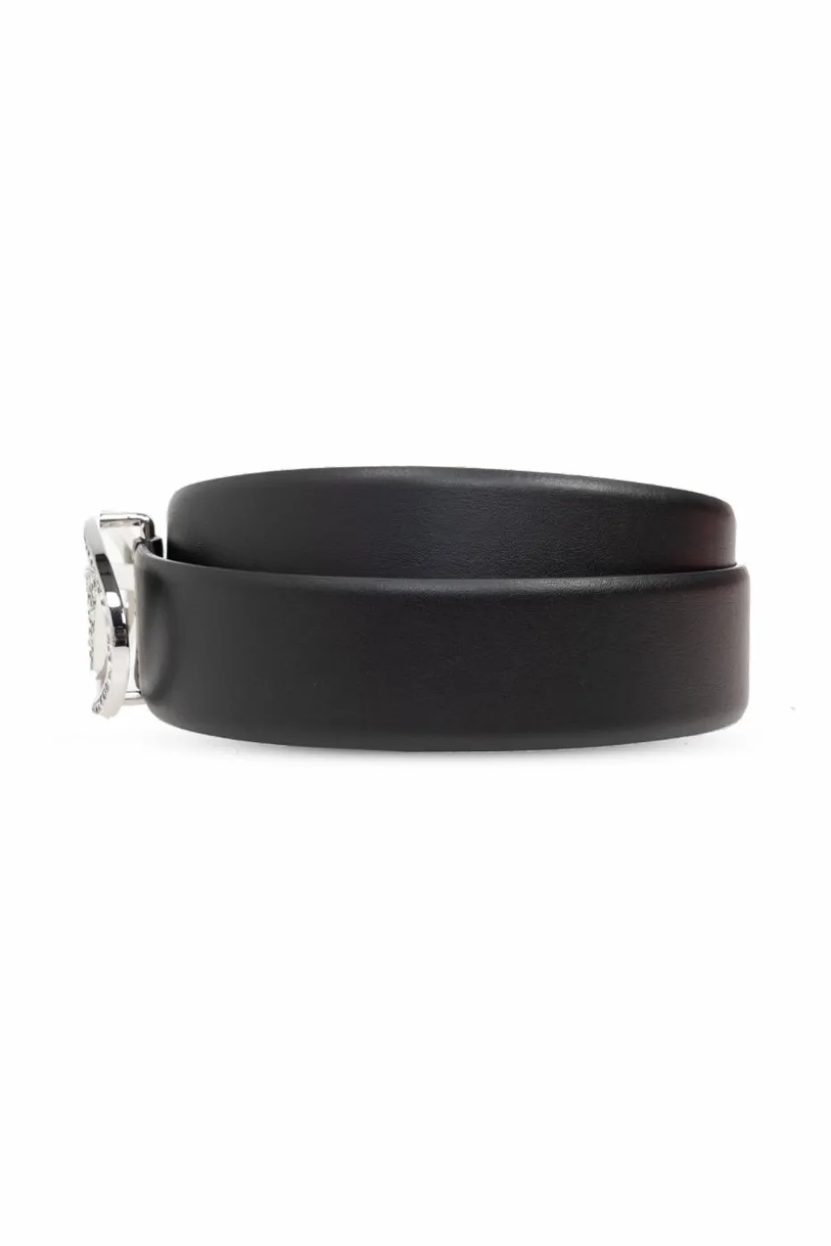 Diesel BLACK Belt with logo
