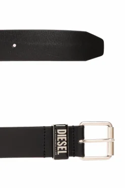 Diesel BLACK ‘B-GLOSSY LOOP’ belt