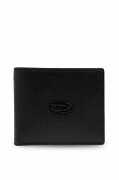 Diesel BLACK Bifold wallet with logo