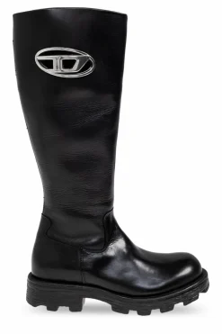 Diesel BLACK Boots D-HAMMER