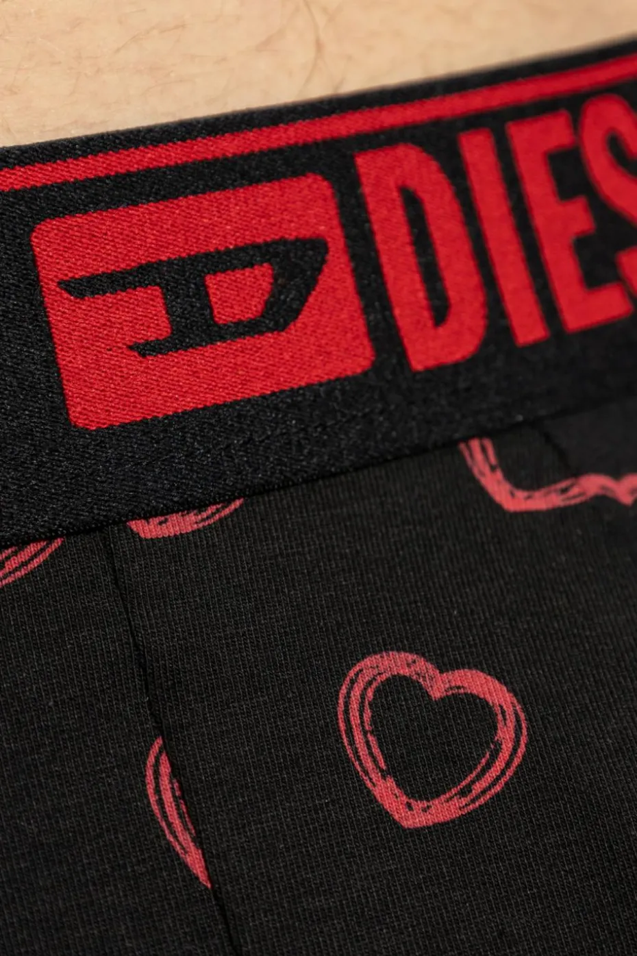 Diesel BLACK Boxer shorts with print DAMIEN BOXER-SHORTS