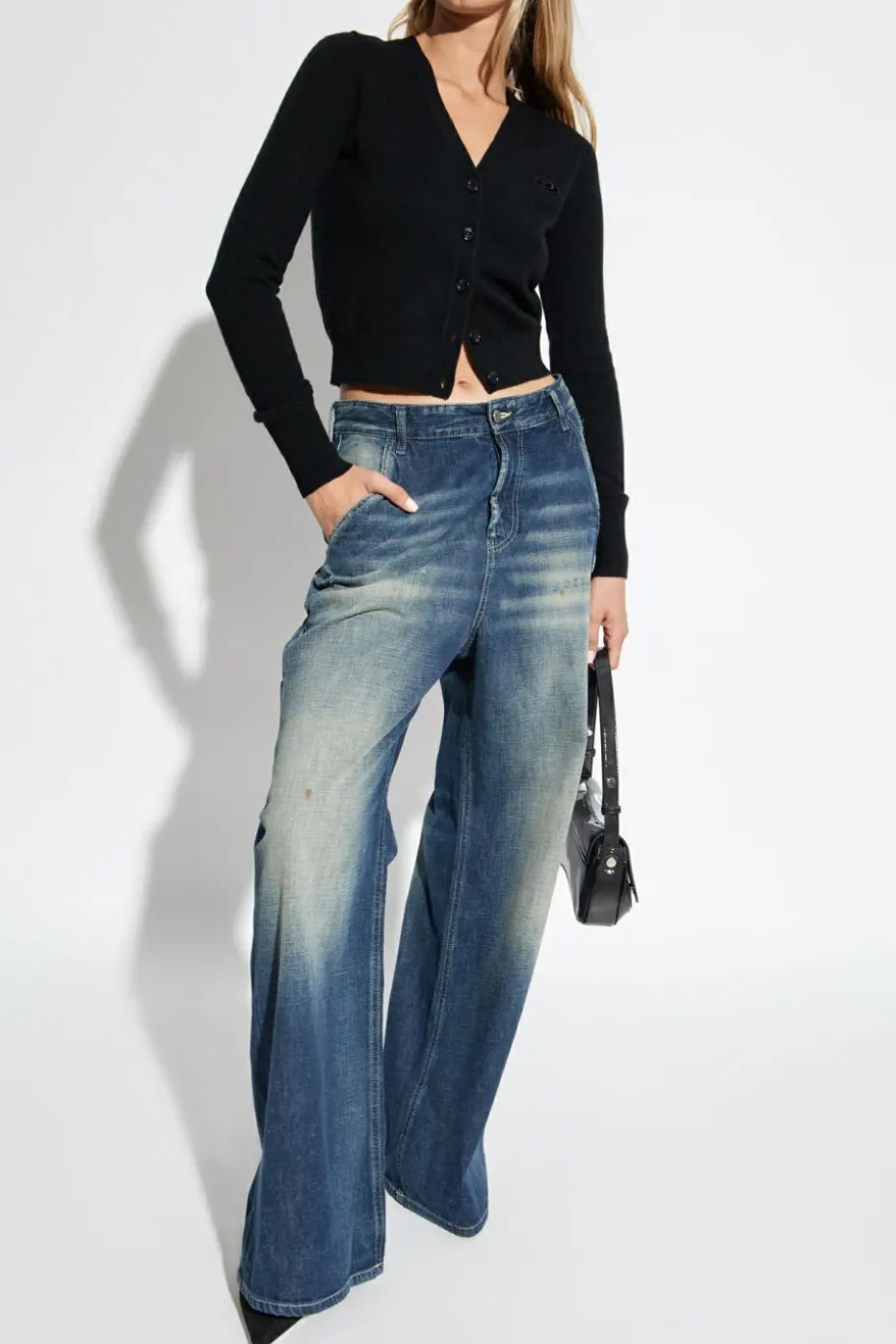 Diesel BLACK Cardigan M-ARTE
