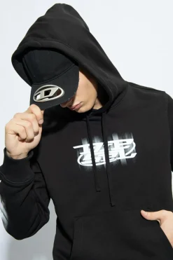Diesel BLACK ‘C-BEAST-A1’ baseball cap