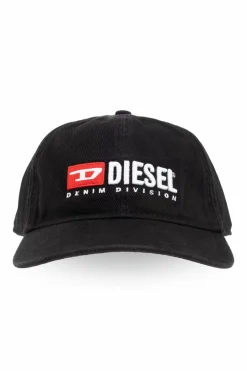 Diesel BLACK ‘CORRY-DIV-WASH’ baseball ap