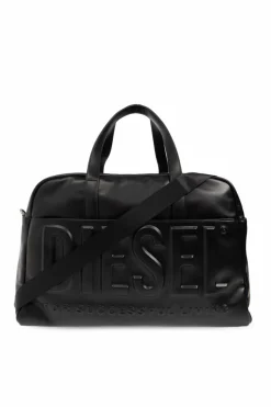 Diesel BLACK ‘DSL 3D DUFFLE’ duffel bag