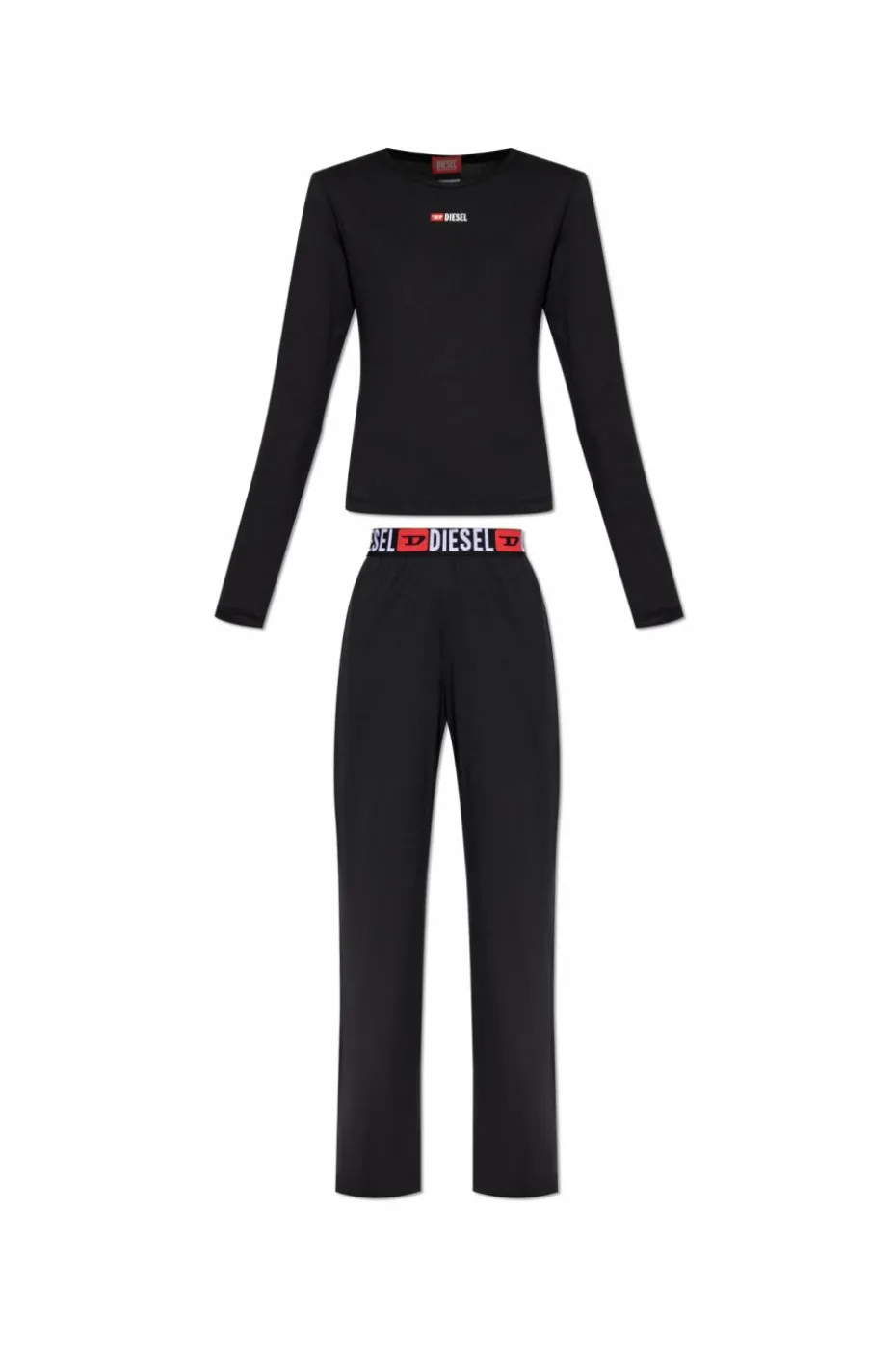 Diesel BLACK "GILDA-D-CORE" pajamas with logo