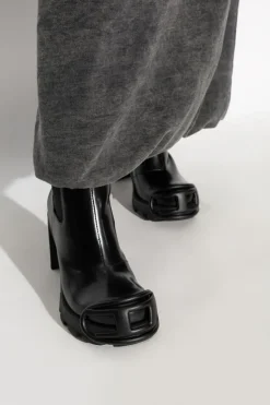 Diesel BLACK Heeled ankle boots D-HAMMER CH D