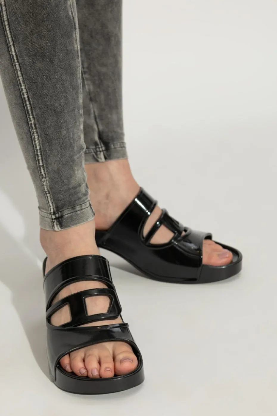 Diesel BLACK Heeled mules SA-BONNIE