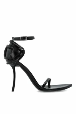 Diesel BLACK Heeled sandals `D-TEN&HALF`