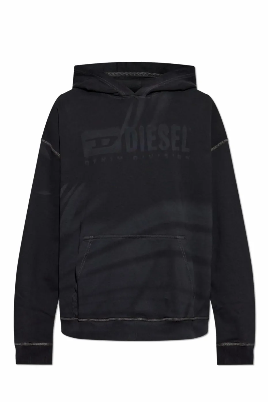 Diesel BLACK Hoodie S-BOXT-HOOD-R9