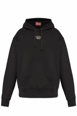 Diesel BLACK Hoodie S-MACS-HOOD-OD