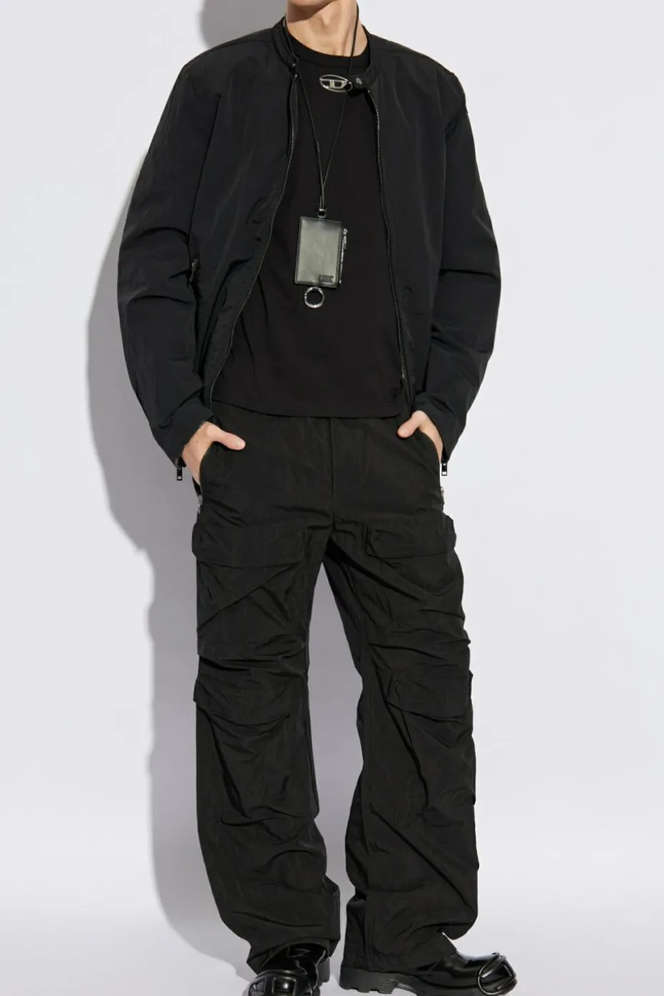 Diesel BLACK Jacket J-CARVER-PADD