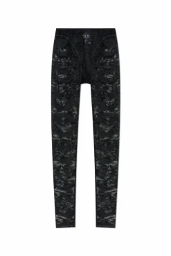 Diesel BLACK Lace leggings "CLAIRE"