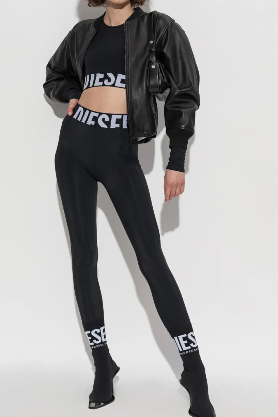 Diesel BLACK Leggings "ADELINE-D-POP"