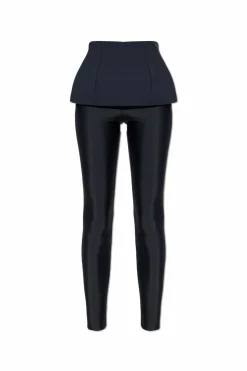 Diesel BLACK Leggings `P-HOUR-BOND`