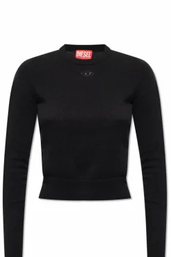 Diesel BLACK ‘M-AREESAX’ wool sweater