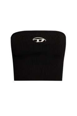 Diesel BLACK ‘M-CLARKSVILLEX’ ribbed top