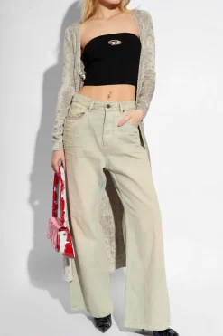 Diesel BLACK ‘M-CLARKSVILLEX’ ribbed top