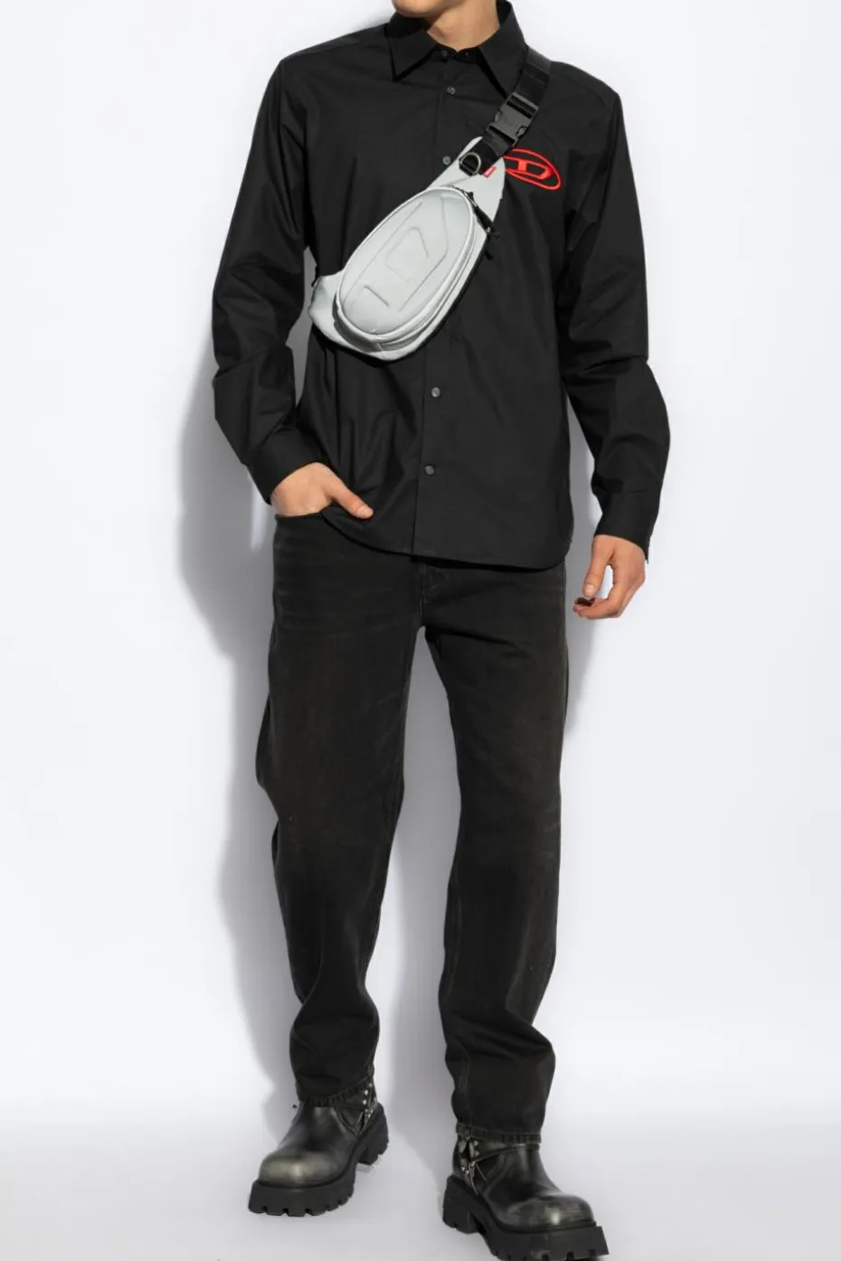 Diesel BLACK Shirt `S-SIMPLY-D`