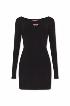 Diesel BLACK Short dress `M-VERA`