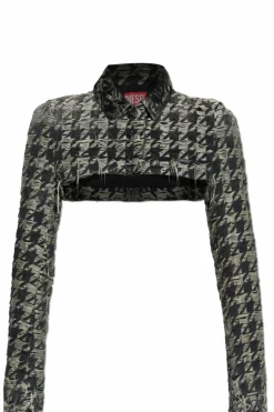 Diesel BLACK Short jacket `DE-ANSIS-FSH2`